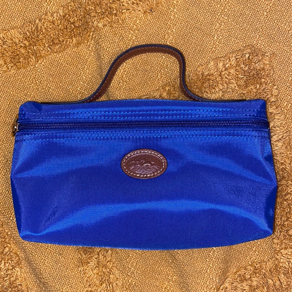 NWOT Longchamp Le Pliage Cosmetic Case / Wristlet